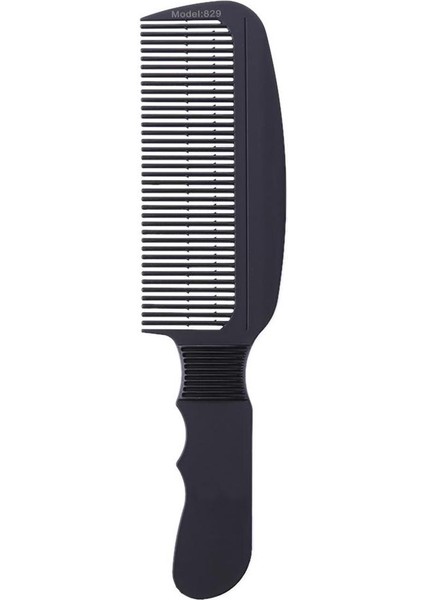 Karbon Fiber Anti-Statik 3D Kuaförlük Tarak Siyah Saplı Saç Fırçaları Tarak Clipper Berber Saç Kesimi Fırça Salon (Yurt Dışından)