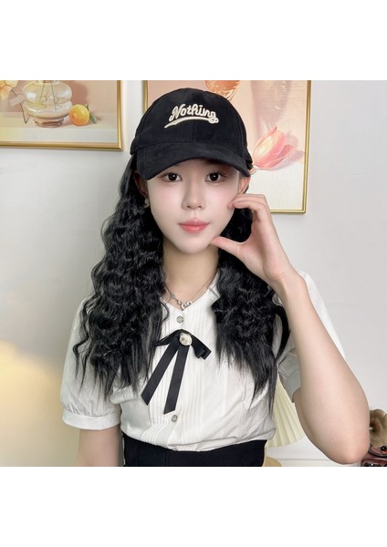 Yeni Peruk Kadın Sonbahar ve Kış Mektup Kap Uzun Saç Büyük Dalga Entegre Yüksek Sıcaklık Fiber Mekanizması Başlık (Yurt Dışından)