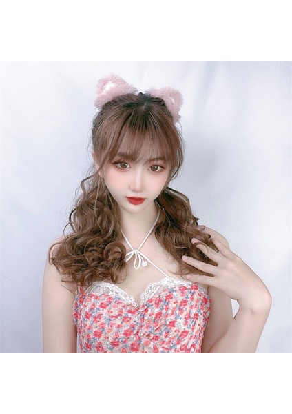 Peruk Kadın Kavrama Yüksek At Kuyruğu Uzun Kıvırcık Saç At Kuyruğu Askısı Yapay Saç Büyük Dalga (Yurt Dışından) fırsatları