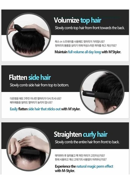 Sakal Düzleştirici Tarak/fırça, Elektrikli Saç ve Sakal Düzleştirici, Mini Saç Düzleştirici, Erkekler Için Hızlı Saç ve Sakal Düzleştirici Şekillendirici Tarak (Yurt Dışından) indirimleri