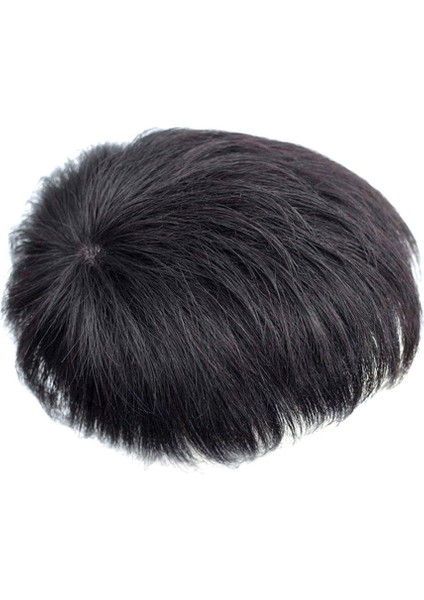 Peruk Erkek Kısa Saç Baş Üst Değiştirme Blok Tam Gerçek Saç Değiştirme (Yurt Dışından) fiyatları