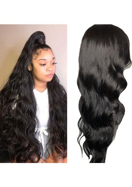 Vücut Dalga Ön Peruk Hd Şeffaf Tam Ön Insan Saç Peruk Brezilyalı Siyah Kadınlar Için Kapatma Frontal Peruk (Yurt Dışından) fiyatları