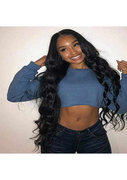 Vücut Dalga Ön Peruk Hd Şeffaf Tam Ön Insan Saç Peruk Brezilyalı Siyah Kadınlar Için Kapatma Frontal Peruk (Yurt Dışından) indirimleri