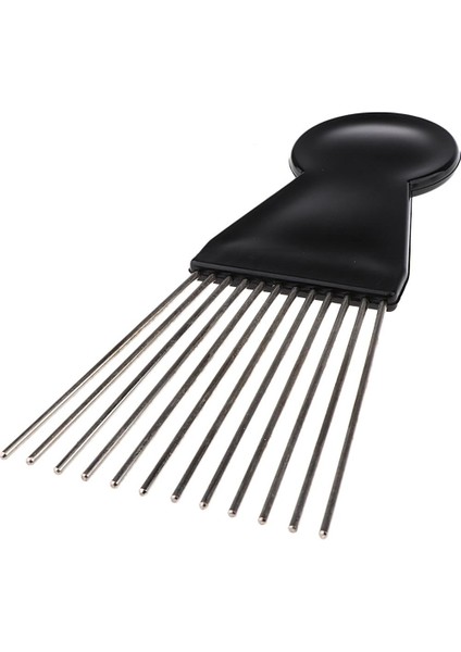 Afro Erkek Kadın Kuaförlük Için Saç Tarak Saç Fırçaları Yüksek Dereceli Metal Dişler ile Şekillendirici Plastik Saplı (Yurt Dışından)