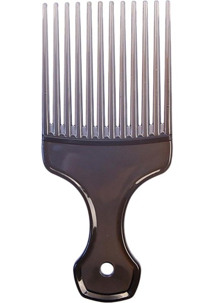 Geniş Dişler Saç Çatal Tarak Unisex Saç Stili Kıvırcık Masaj Tarak Kuaförlük Ekleme Fırçası Saç Şekillendirici Aracı (Gri) (Yurt Dışından)