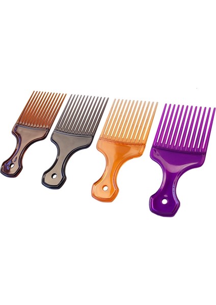 Geniş Dişler Saç Çatal Tarak Unisex Saç Stili Kıvırcık Masaj Tarak Kuaförlük Ekleme Fırçası Saç Şekillendirici Aracı (Gri) (Yurt Dışından) fiyatları