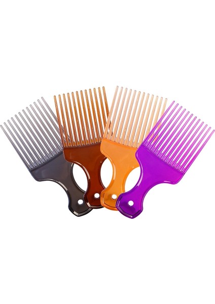 Geniş Dişler Saç Çatal Tarak Unisex Saç Stili Kıvırcık Masaj Tarak Kuaförlük Ekleme Fırçası Saç Şekillendirici Aracı (Gri) (Yurt Dışından) modelleri