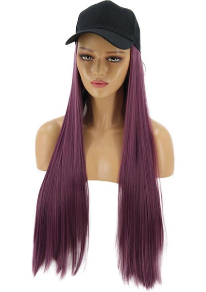 Büyüleyici Kadınlar Uzun Düz Sentetik Saç Uzatma Peruk Postiş Şapka ile (Yurt Dışından) modelleri