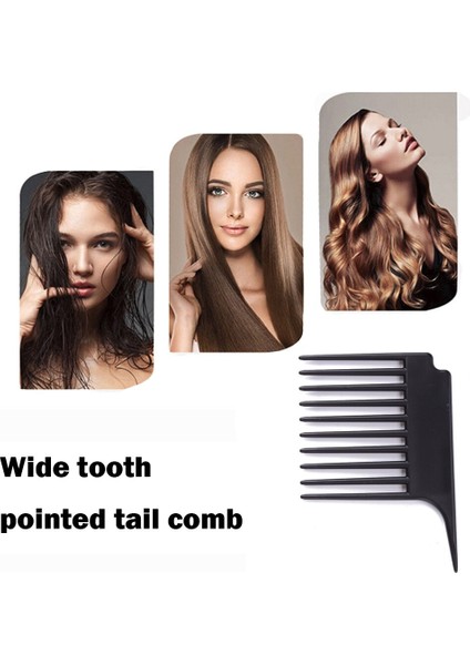 Geniş Diş Taraklar Kıvırcık Fırçalar Saç Şekillendirici Araçları Anti-Statik Kaba Kuaförlük Tarak Kadınlar Için Salon Saç Bakımı (Yurt Dışından) fırsatları