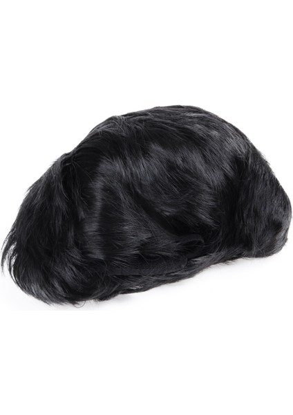 Erkek Kısa Düz Siyah Günlük Yaşam Tam Peruk (Yurt Dışından) fiyatları