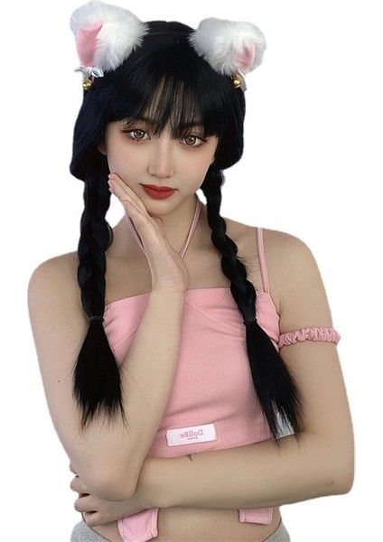 Amerikan Tv Dizisi Çarşamba A Adams Anime Peruk Siyah Çift Havalı Patlama Şapka Üreticisi (Yurt Dışından) indirimleri