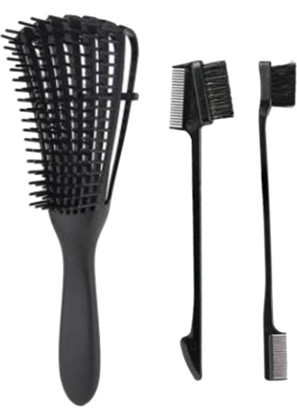 Haoen Dolaşık Açıcı Fırça Afro Amerika Için Saç Dolaşık Açıcı 3A Ila 4c Kıvırcık Dalgalı, Kıvırcık, Islak / Kuru ile Kolayca Dolaşık Açıcı (Yurt Dışından)