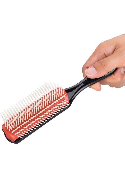 Satırlı Dolaşık Açıcı Saç Fırçası Saç Tarak Denman Dolaşık Açıcı Saç Fırçası Kafa Derisi Masaj Aleti Düz Kıvırcık Islak Saç Tarağı (Yurt Dışından) indirimleri