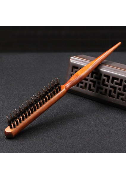 Profesyonel Salon Saç Fırçaları Ahşap Ince Çizgi Tarak Saç Fırçası Kuaförlük Şekillendirici Araçları Kiti (Yurt Dışından) indirimleri