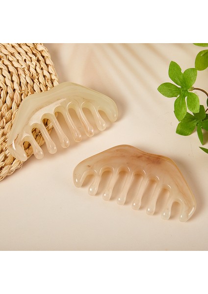 1pc Gua Sha Reçine Masaj Kafası Guasha Tarak Akupunktur Terapi Kazıyıcı Aracı (Yurt Dışından)