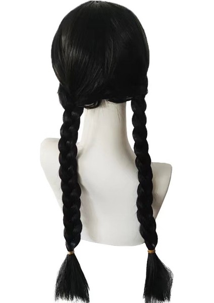 Avrupa ve Amerika Haftası Çift At Kuyruğu Siyah Hamur-Büküm Tarzı Bezler Kimyasal Elyaf Çünkü Peruk Tam Baş Peruk Üç Gün Içinde Peruk (Yurt Dışından) fiyatları