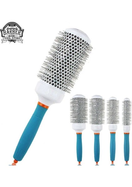 Profesyonel Kıvırma Haddeleme Fırçası Yuvarlak Kafa Isı Yalıtım Tarak Saç Düzleştirici Seramik Yuvarlak Fırça Kıvırma Şekillendirici Aracı (Yurt Dışından)