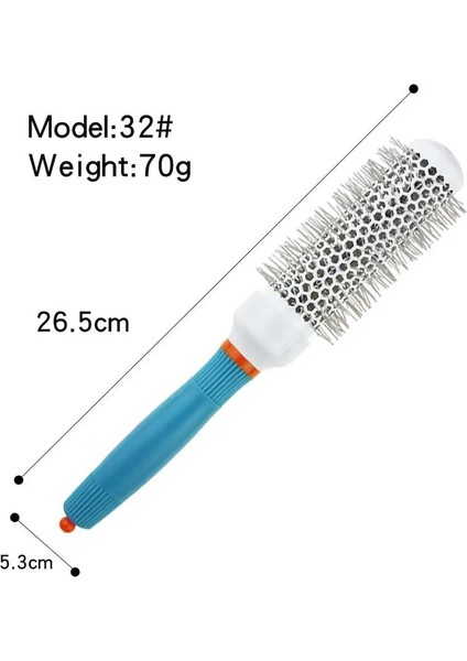 Profesyonel Kıvırma Haddeleme Fırçası Yuvarlak Kafa Isı Yalıtım Tarak Saç Düzleştirici Seramik Yuvarlak Fırça Kıvırma Şekillendirici Aracı (Yurt Dışından) modelleri