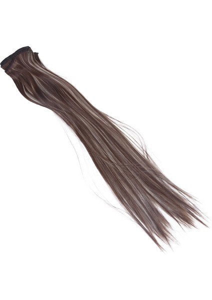 Kadın Klipsli Saç Uzantıları 7 Adet 20 Inç Deve-Kahverengi + Altın-Kahverengi (Yurt Dışından) fiyatları