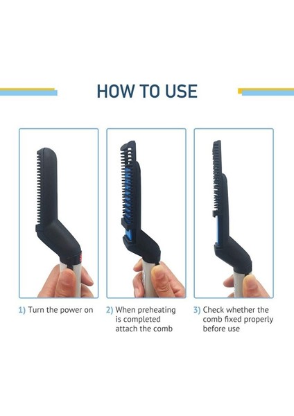 Erkekler Sakal Düzleştirici Çok Fonksiyonlu Eklektik Sakal Düzleştirici Çok Fonksiyonlu Saç Curling (Yurt Dışından) fiyatları