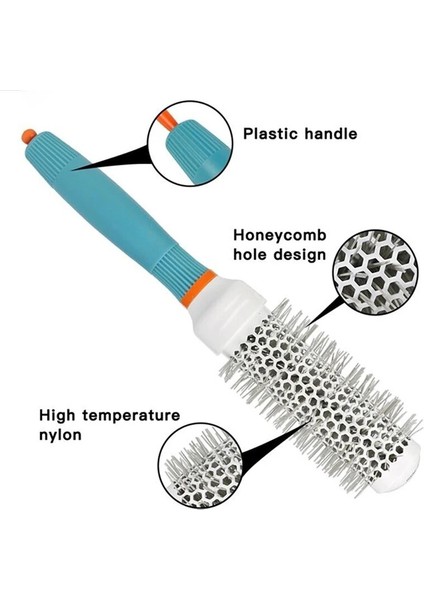 Profesyonel Kıvırma Haddeleme Fırçası Yuvarlak Kafa Isı Yalıtım Tarak Saç Düzleştirici Seramik Yuvarlak Fırça Kıvırma Şekillendirici Aracı (Yurt Dışından) fırsatları
