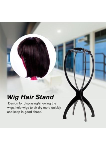 Peruk Standı Çok Amaçlı Kullanım Şapka Peruk Saç Baş Standı Seyahat Dostu Katlanabilir Esnek Plastik Peruk Tutucu Siyah 35 cm (Yurt Dışından) modelleri