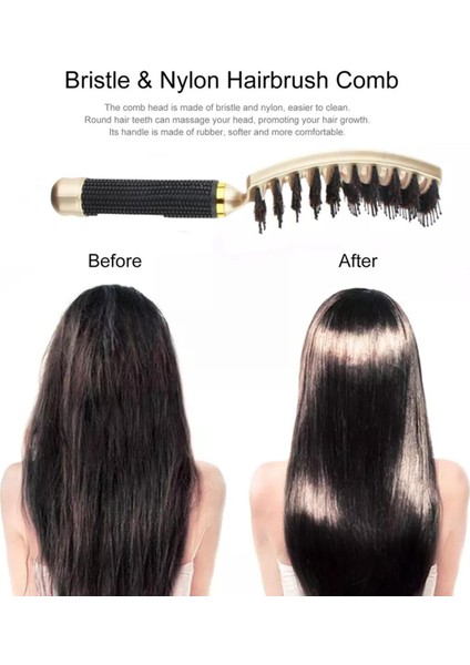 Kadın Saç Derisine Masaj Tarak Kıl Naylon Saç Fırçası Islak Kıvırcık Detangle Saç Fırçası Salon Kuaför Kuaförlük Şekillendirici T S7X7 (Yurt Dışından) indirimleri