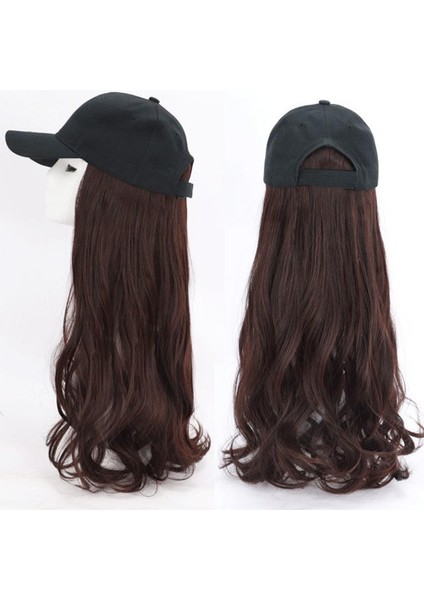 Ayarlanabilir Beyzbol Şapkası ile 60CM Tek Parça Saç Uzatma Uzun Dalgalı Postiş (Yurt Dışından) fiyatları