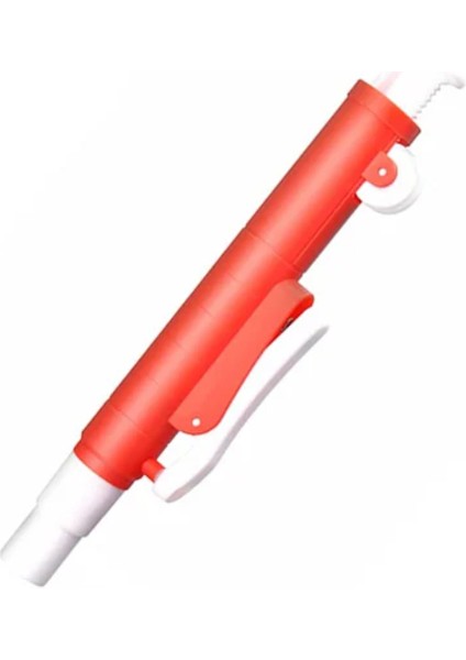 25 ml Pipet Pompası - Makaralı Puar Kırmızı, Pipet Pompası Plastik (Pİ PUMP) Kırmızı 25ml puar