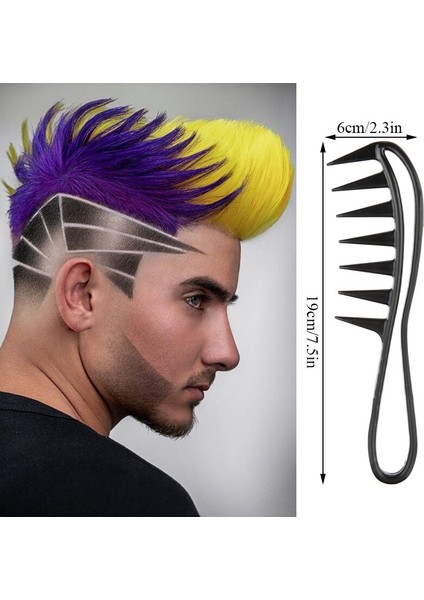 Geniş Diş Köpekbalığı Plastik Tarak Dolaşık Açıcı Retro Yağ Kafa Geniş Diş Tarak Kıvırcık Kuaför Kuaförlük Berber Saç Şekillendirici Araçları (Yurt Dışından) indirimleri