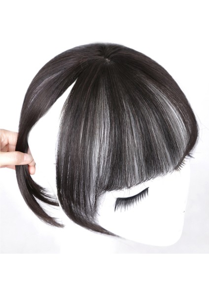 3D Hava Patlama Peruk Kadın Fransız Patlama Doğal Görünmez Yama Internet Ünlü Yüz Onarım Sahte Patlama Saç Parçası Kadın (Yurt Dışından)