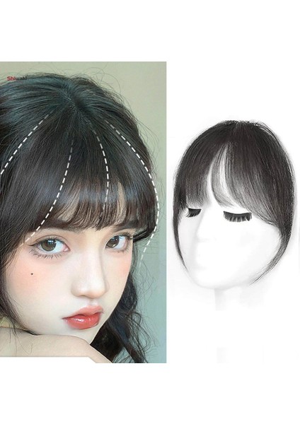 Sahte Hava Patlama Saç Şekillendirici Aksesuarları Düğün Parti Kostüm Siyah Için Saç Klip Saç Uzantıları (Yurt Dışından)