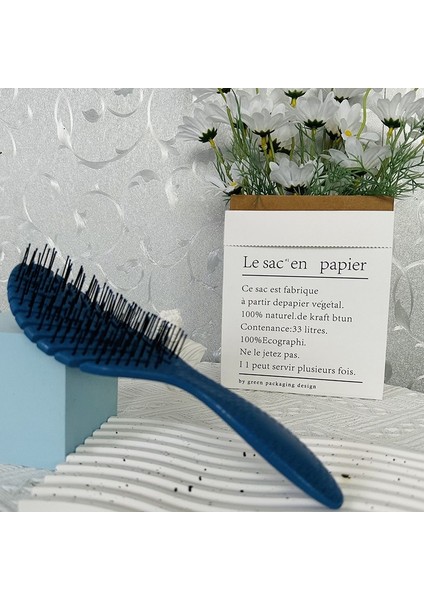 Yaprak Şekli Oyma Saç Derisi Masaj Tarak Saç Fırçası Islak Kıvırcık Detangle Saç Fırçası Salon Kuaförlük Şekillendirici Araçları (Yurt Dışından) modelleri