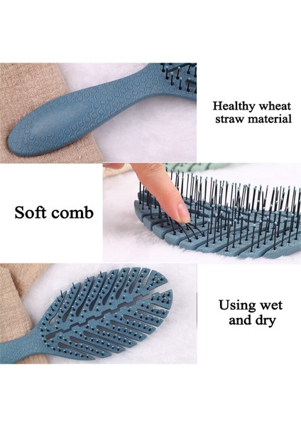 Yaprak Şekli Oyma Saç Derisi Masaj Tarak Saç Fırçası Islak Kıvırcık Detangle Saç Fırçası Salon Kuaförlük Şekillendirici Araçları (Yurt Dışından) indirimleri