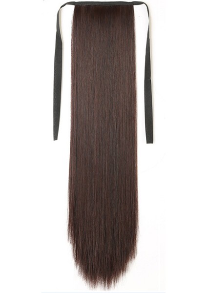 Bayan Kadınlar Uzun Düz Bukleler At Kuyruğu Saç Uzatma Peruk At Kuyruğu (Yurt Dışından) fiyatları