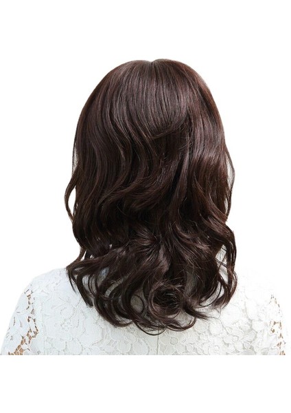 Peruk Kadın Orta Yaşlı ve Yaşlı Uzun Kıvırcık Saç Büyük Dalga Anne Tam Üst Peruk Kılıf Doğal Gerçekçi Kabarık Doğal (Yurt Dışından) fırsatları