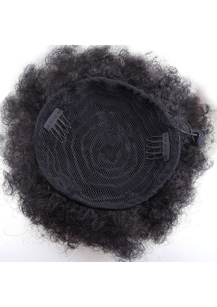 Peruk Afro Puf Kinky Kıvırcık Ipli Topuz Peruk Kadın Yüksek Sıcaklık Fiber Afrika Saç Torbası (Yurt Dışından) indirimleri