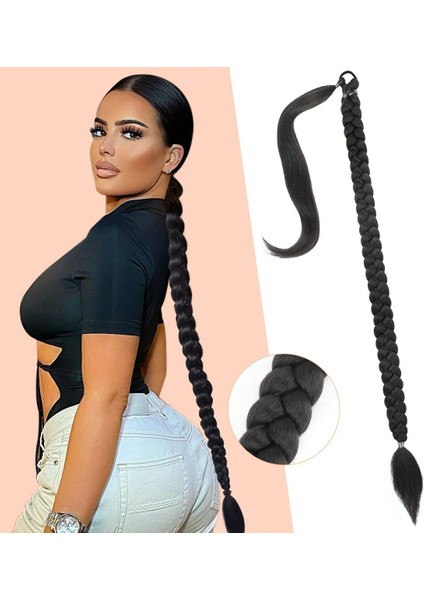 Peruk At Kuyruğu Kadın Sarma Saç Uzatma Sentetik Yanlış Örgüler Boks Nokta Dış Ticaret Yeni Ürün (Yurt Dışından) fiyatları