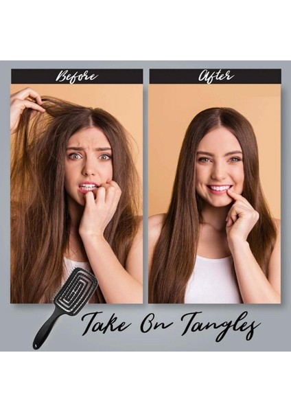 Saç Derisi Masaj Tarak Saç Fırçası Kıl Naylon Diş Kadın Islak Kıvırcık Detangle Saç Fırçası Salon Kuaförlük Şekillendirici Araçları (Yurt Dışından) modelleri