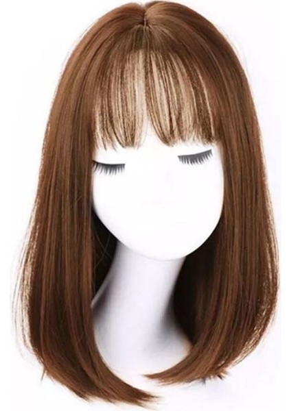 Peruk Kadın Uzun Düz Saç Düz Patlama Peruk Kafa Kapağı Desteği Yurtdışı (Yurt Dışından) indirimleri
