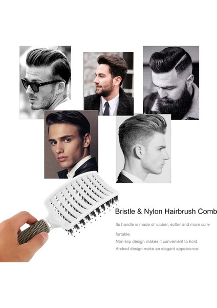 Saç Derisine Masaj Tarak Kıl ve Naylon Saç Fırçası Islak Kıvırcık Saç Şekillendirici Aracı (Yurt Dışından) indirimleri