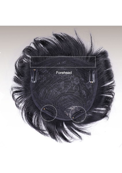 Erkekler Kısa Saç Peruk Peruk Saç Değiştirme Sistemi Günlük Postiş (Yurt Dışından) fırsatları