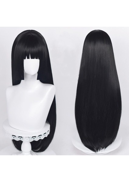 Çünkü Peruk Kadın Derinden Çılgın Kumarbaz Yılan Rüya Hime Kesim Uzun Siyah Düz Saç Comic Gösterisi Sahne Kimyasal Elyaf Peruk Kılıfı (Yurt Dışından) fiyatları