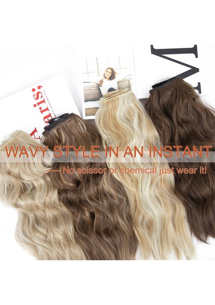 6 Takım Klip Peruk Seti Ihracat U Paslanmaz Çelik Mikro Bobin Bb Klip Saç Parçası Yüksek Sıcaklık Fiber Klip Peruk Avrupa ve Amerikan (Yurt Dışından) modelleri