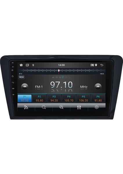 Skoda Rapid (2014-2018) Android 14 Multimedya Carplay 10 Inch 4 GB Ram / 64 GB Hafıza CRV-4487XD