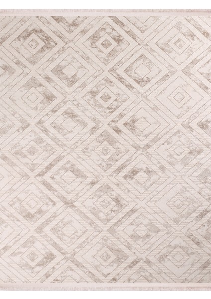 Olympia 4052 Krem Yumuşak Salon ve Oturma Odası Halısı