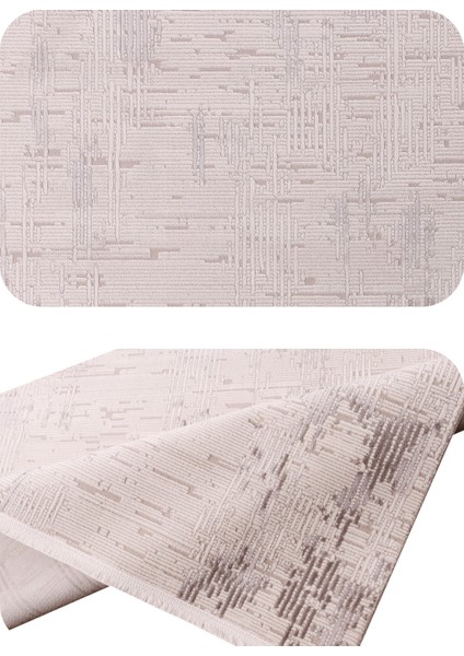 Albina 5434 Gri Yumuşak Salon ve Oturma Odası Halısı