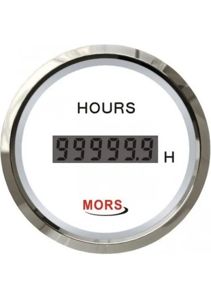 Dijital Motor Zaman Saati 12-24V Beyaz Çap: 55MM