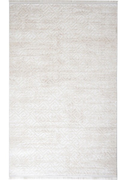 Venedik B868A Krem Bej Yumuşak Salon ve Oturma Odası Halısı