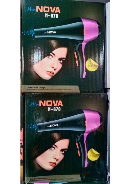 Novia Saç Kurutma Makinesi | Elektrikli Profesyonel Saç Kurutma Makinesi (Yurt Dışından)